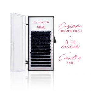 Lash tray for lash extensions