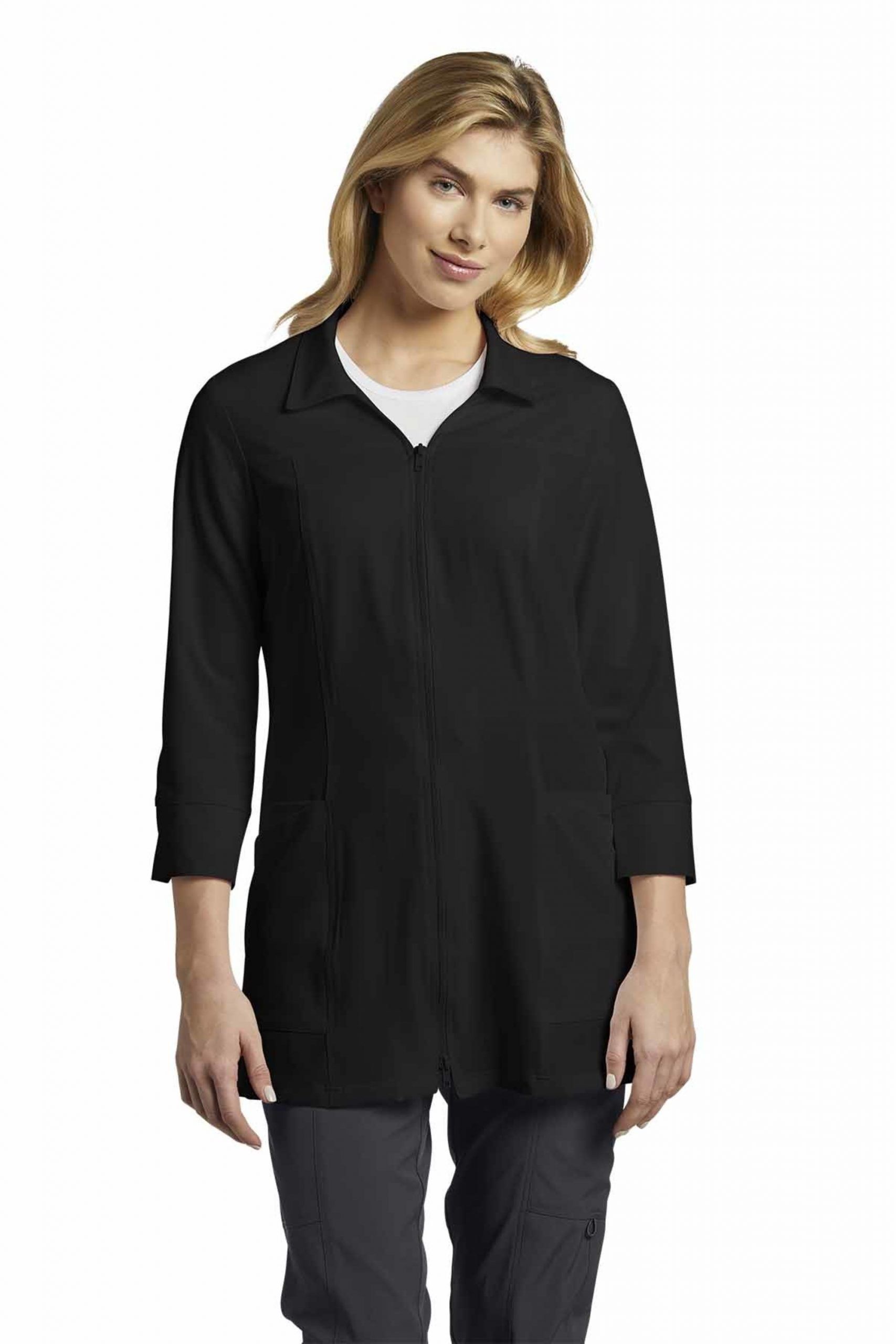 esthetician school supplies Marvella-Labcoat-w-Pockets front