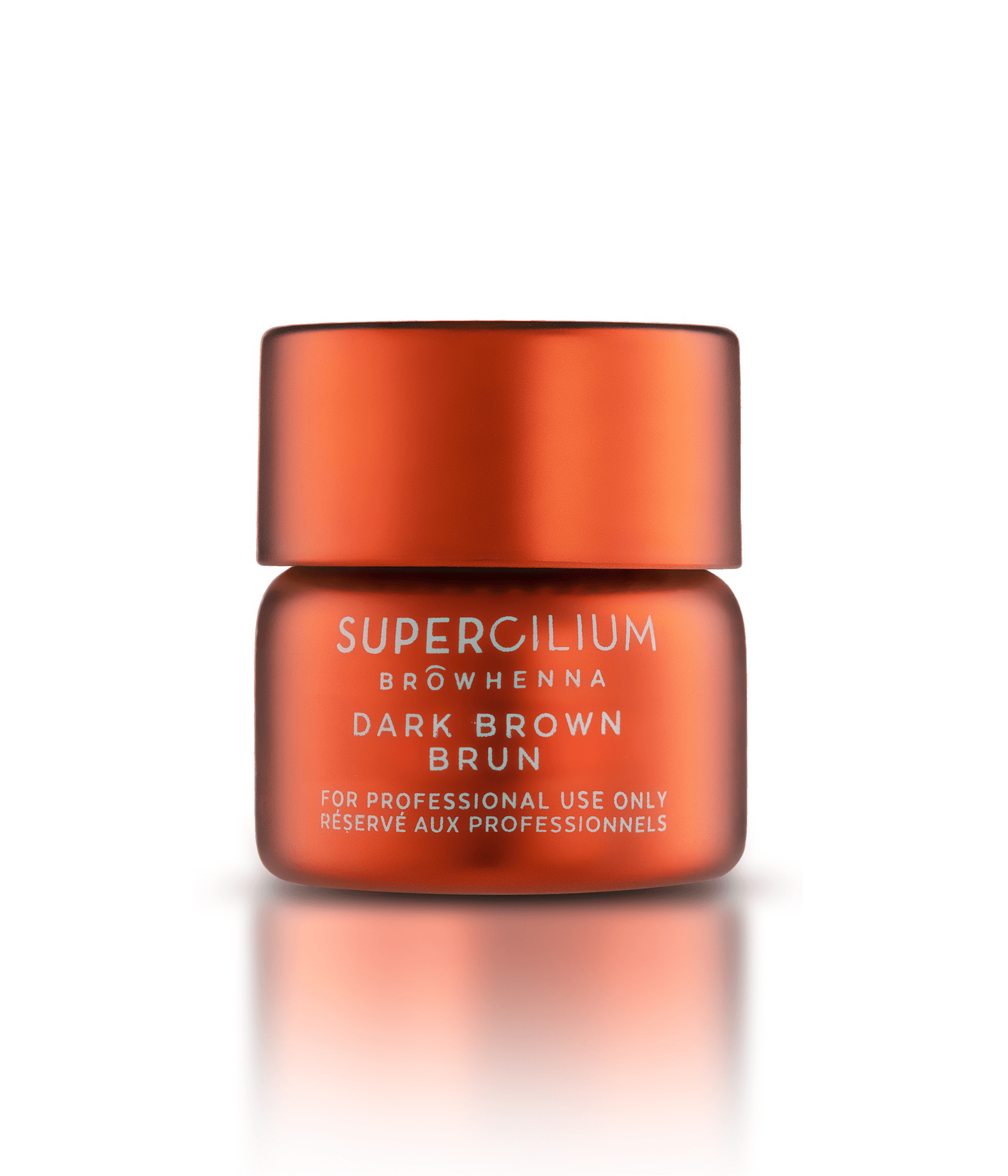 SUPERCILIUM Brow Henna in Dark Brown, 7g Single 7g container of SUPERCILIUM Brow Henna in Dark Brown.