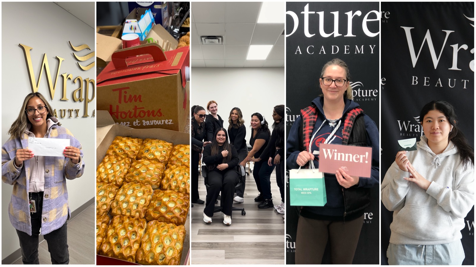 Wrapture community events collage